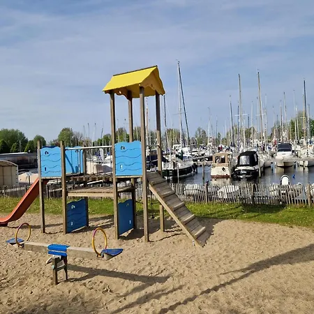 Botel Harbor Located In The Marina Naarden