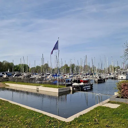 Harbor Located In The Marina Botel Naarden