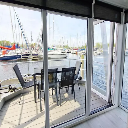 Harbor Located In The Marina Botel Naarden