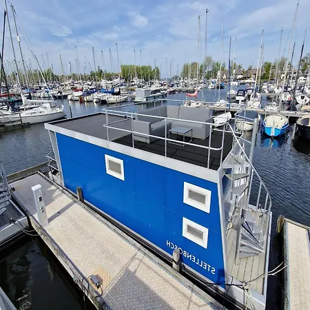 Harbor Located In The Marina Botel Naarden